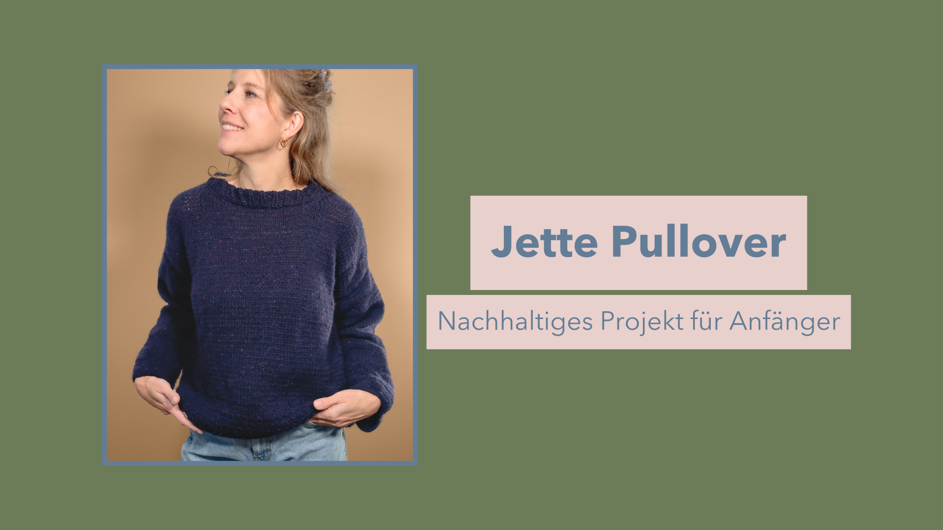 Pullover Jette stricken – Nachhaltiges Projekt für Anfänger