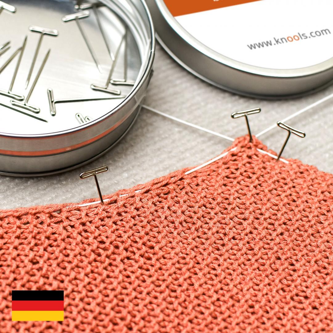 Blocking Wire Set - Spanndraht und T- Nadeln